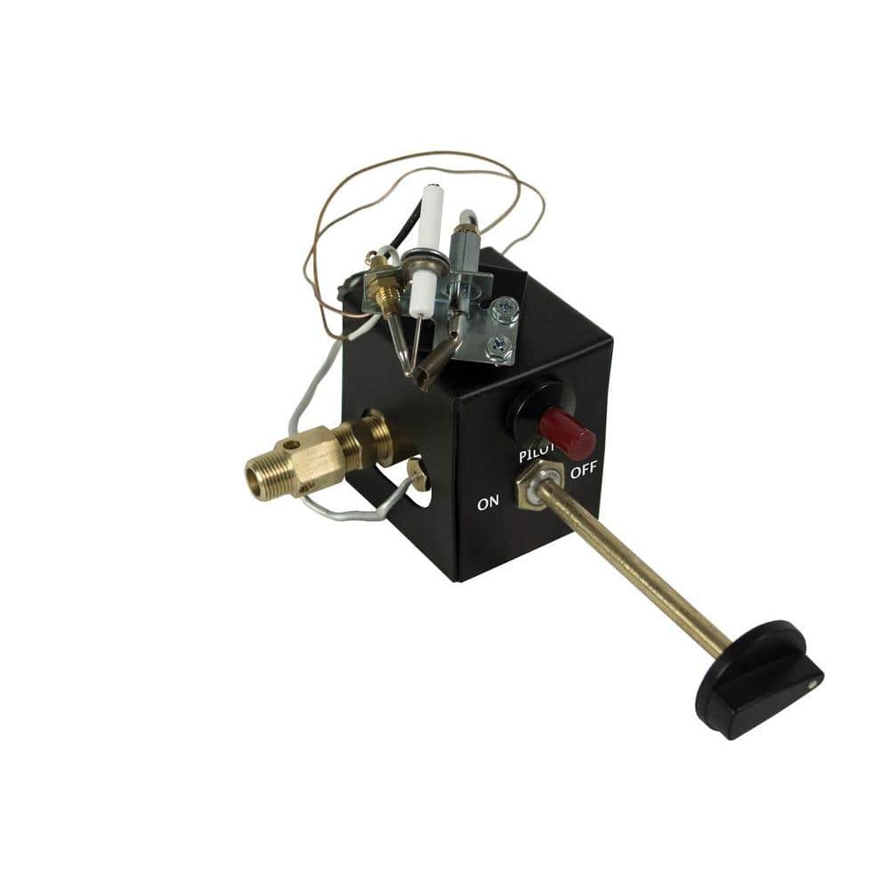 Black and Brass Liquid Propane Conversion Kit for Indoor Use