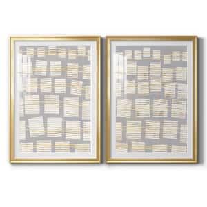 Networks III by Wexford Homes 2-Pieces Framed Abstract Paper Art Print 24.5 in. x18.5 in