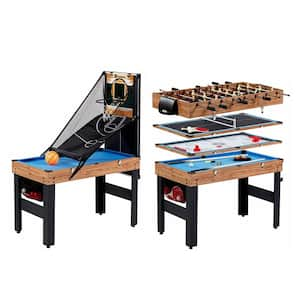 42'' L 7 Game Conversion-Top Multi Game Table