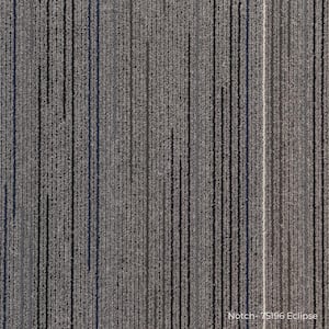 Notch Eclipse Grey Residential 19.68 in. x 19.68 in. Carpet Tiles (8-Tiles/Case)