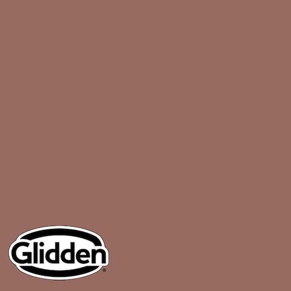 Glidden Premium 5 gal. PPG1061-6 Safari Brown Flat Exterior Latex Paint