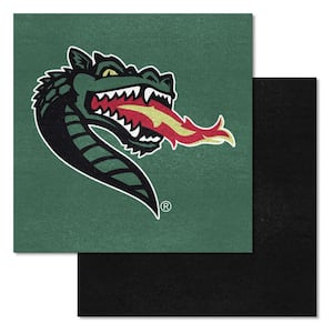 UAB Blazers Team Green Residential 18 in. x 18 in. Peel and Stick Carpet Tile (20 Tiles/Case) (45 sq. ft.)