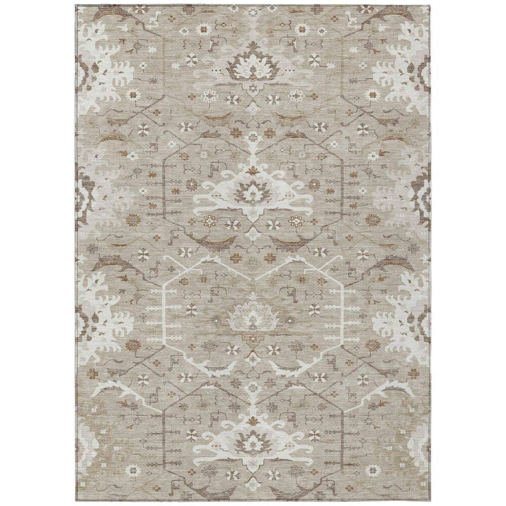 Chantille Machine Washable Indoor/Outdoor Abstract ACN2859 Beige 5 ft. x 7 ft. 6 in. Area Rug price history on PriceWatchPro