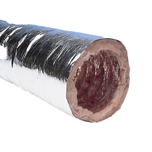 18 in. x 12 ft. Insulated Flexible Duct with Metalized Jacket - R8