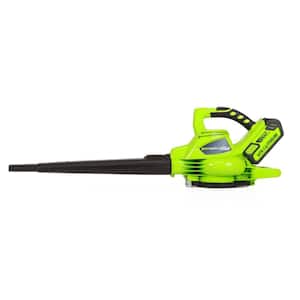 G-MAX DigiPro 185 MPH 340 CFM 40-Volt Brushless Lithium-Ion Cordless Leaf Blower - 4.0 Ah Battery and Charger Included