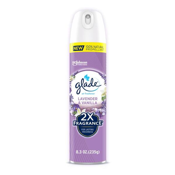 Glade 8.3 oz. Lavender and Vanilla Room Air Freshener Spray 346572 ...