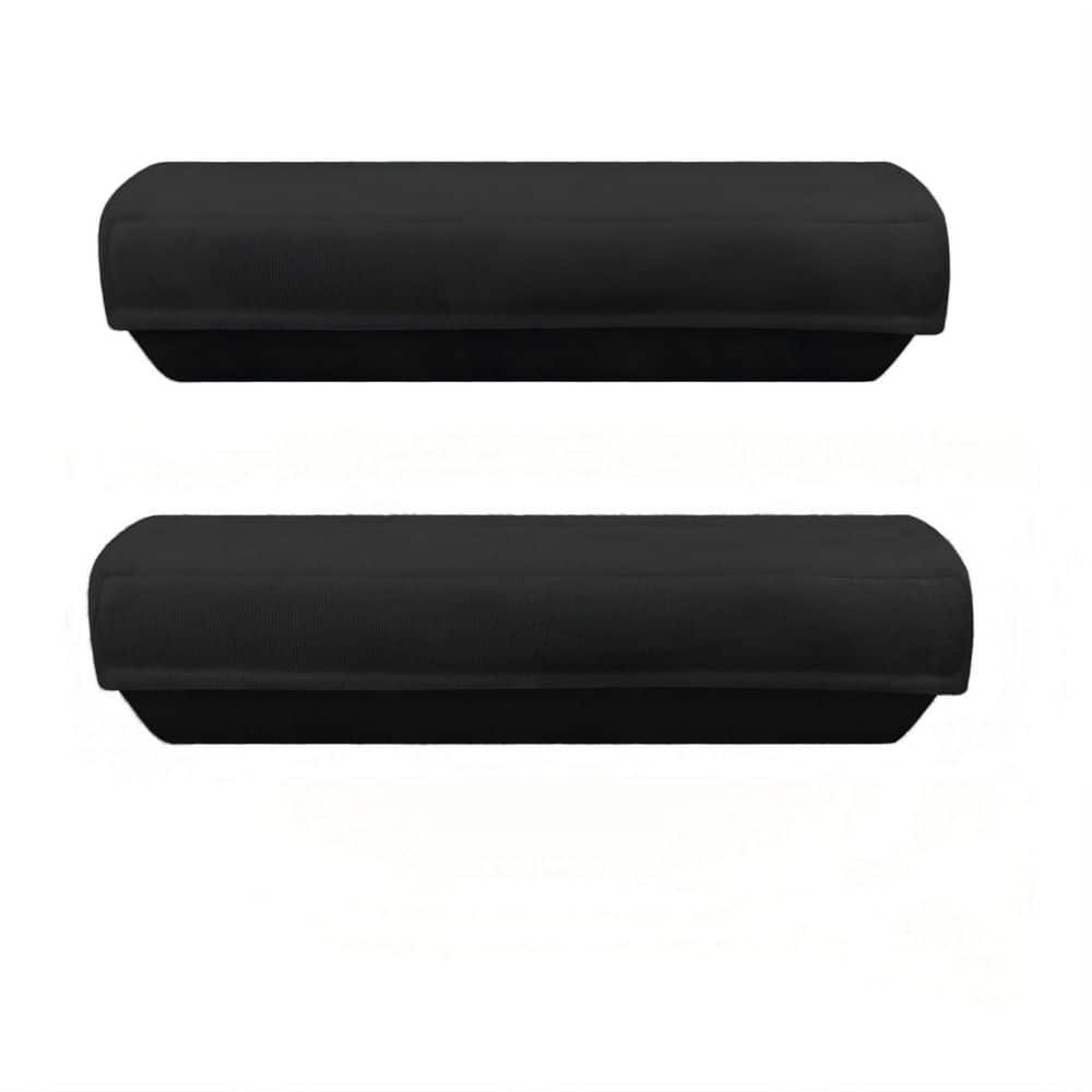 Wheelchair Handle Covers, Short Plush Memory Foam Pads, Non-Slip Bottom, Wide Hook-and-Loop Straps in Black price history on PriceWatchPro