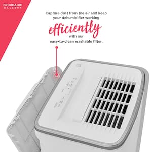 Gallery 50 pt. 1200 sq.ft. High Humidity Dehumidifier with WiFi and Bucket in. White