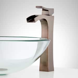 Vilamonte Single Handle Vessel Bathroom Faucet with Drain Kit Included in Oil Rubbed Bronze