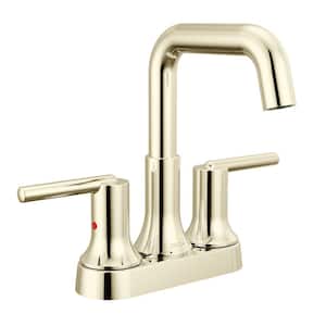 Delta Trinsic 4 in. Centerset Double Handle Bathroom Faucet in