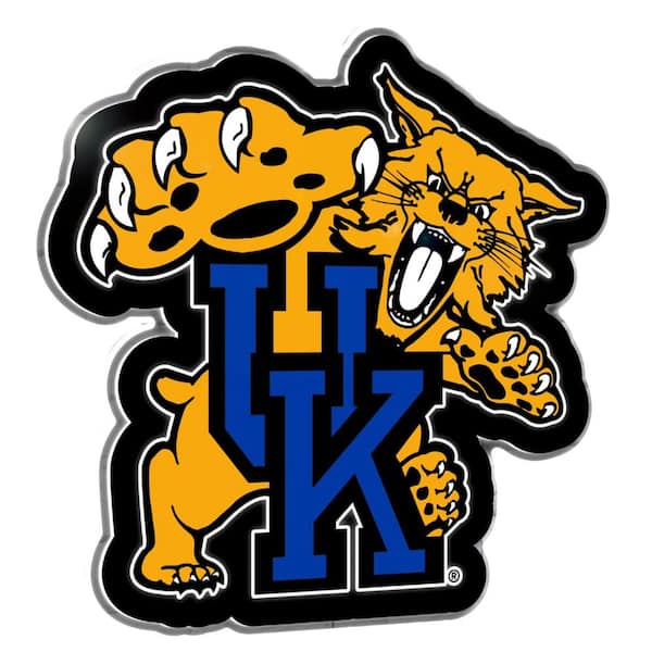 Evergreen 23 in. x 23 in. University of Kentucky Orange College Mascot Plug-In LED Lighted Plastic Sign