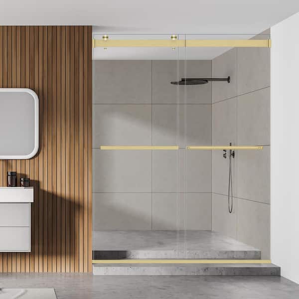 Altair Marcelo 60 in. W x 76 in. H Sliding Frameless Shower