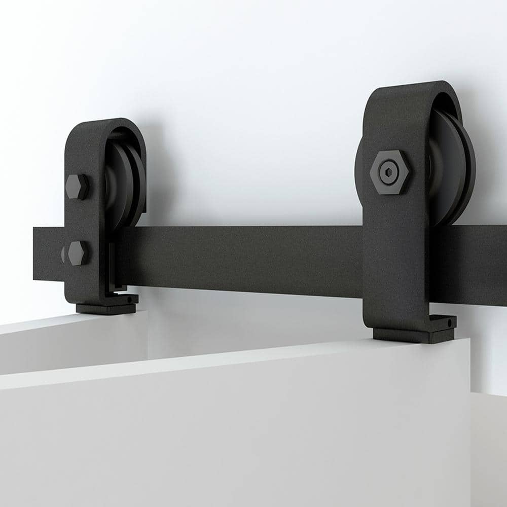 Black 51" Bi-Fold Barn Door Hardware Kit