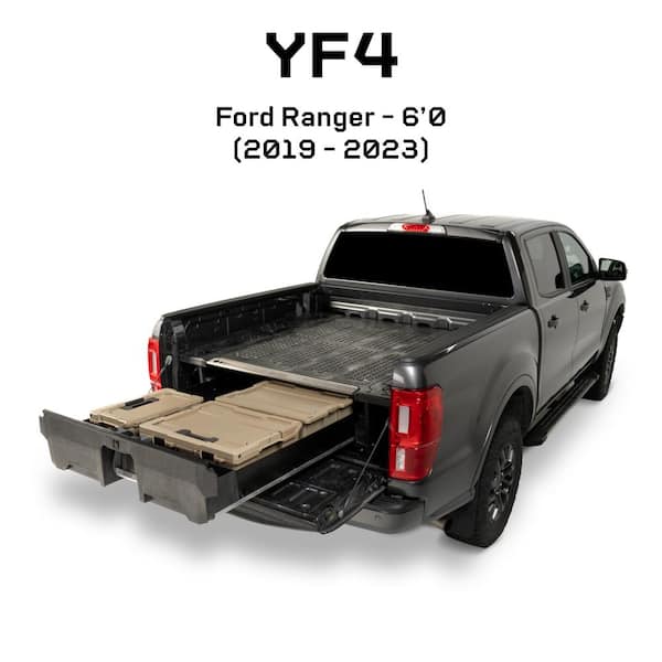 6 ft. Bed Length Pick Up Truck Storage System for Ford Ranger (2019-2023)