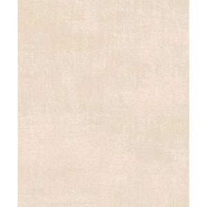 Atmosphere Collection Taupe/Mica Metallic Linen Effect Non-Pasted Non-Woven Wallpaper Roll