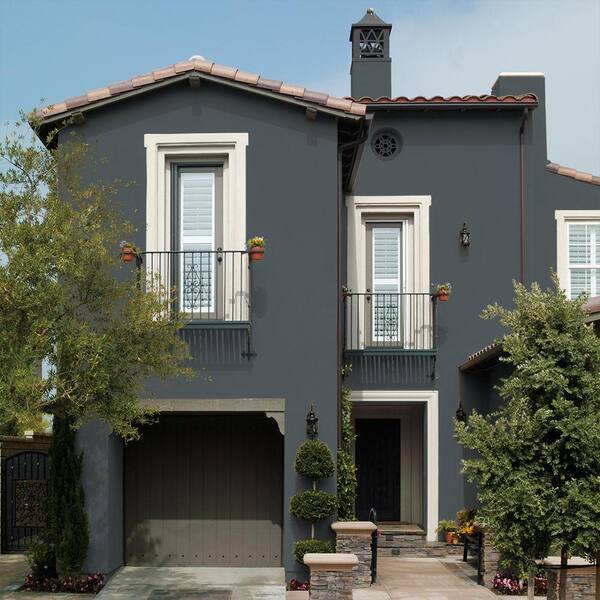 BEHR - 1 gal. #PPU25-20 Le Luxe Flat Masonry, Stucco and Brick Interior/Exterior Paint
