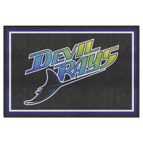 FANMATS Tampa Bay Devil Rays Tailgater Rug - 5ft. x 6ft. - Retro