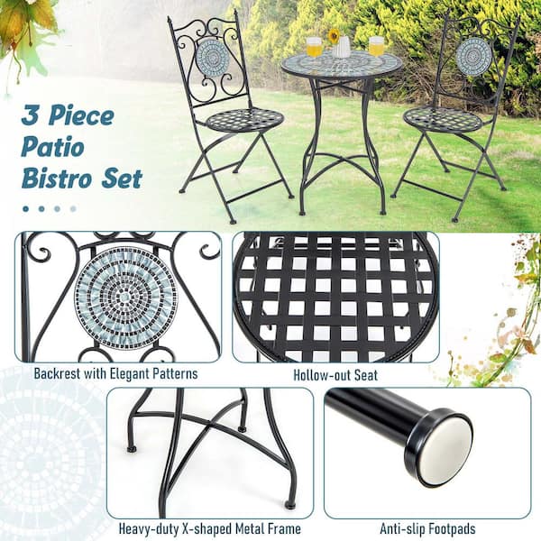 Heavy duty 2025 outdoor bistro set