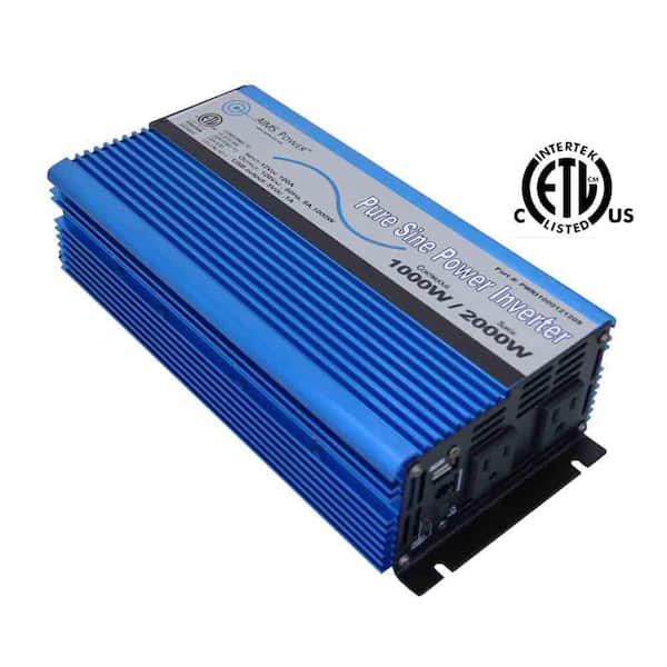AIMS POWER 2,000-Watt Pure Sine Inverter with Automatic Transfer