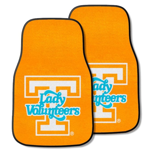 FANMATS University of Tennessee 18 in. x 27 in. 2-Piece Carpeted Car Mat Set