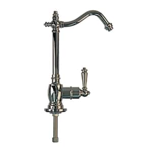 9 in. Victorian 1-Lever Handle Cold Water Dispenser Faucet, Polished Chrome