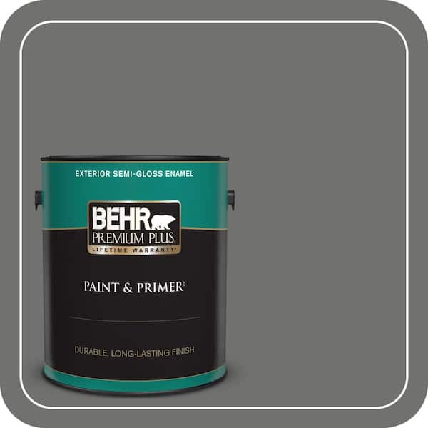 BEHR PREMIUM PLUS 1 gal. #MQ2-61 Magnet Semi-Gloss Enamel Exterior Paint & Primer