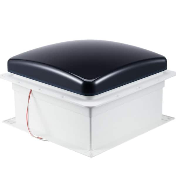 RV Vent Fan, 14 in. RV Roof Vent Fan 12V, Powerful 10-Speed Reversible Fan with Remote Control, Built-in DC Motor