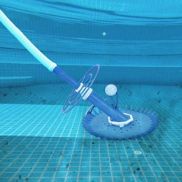 Upgraded Automatic Vacuum Pool Vacuum Swimming Pool Sweeper with 10 Extension Hose