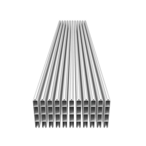 Barrette Outdoor Living Mixed Materials 0.875 in. x 6 in. x 72.1 in. White Infill Boards (12-Pack)
