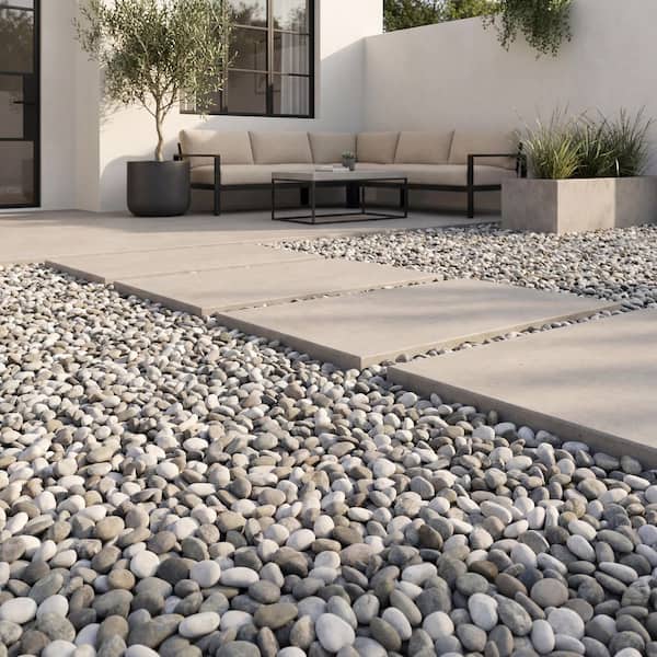 Maya Mixed 0.4 cu. ft. (1 in. to 2 in.) Bagged Landscape Pebbles -1Bag