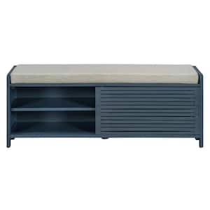 Zeus & Ruta 43.3 in. W x 15.3 in. D x 16.5 in. H White Washed Wood