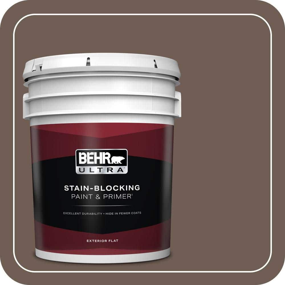 5 gal. #N210-6 Swiss Brown Flat Exterior Paint & Primer price history on PriceWatchPro
