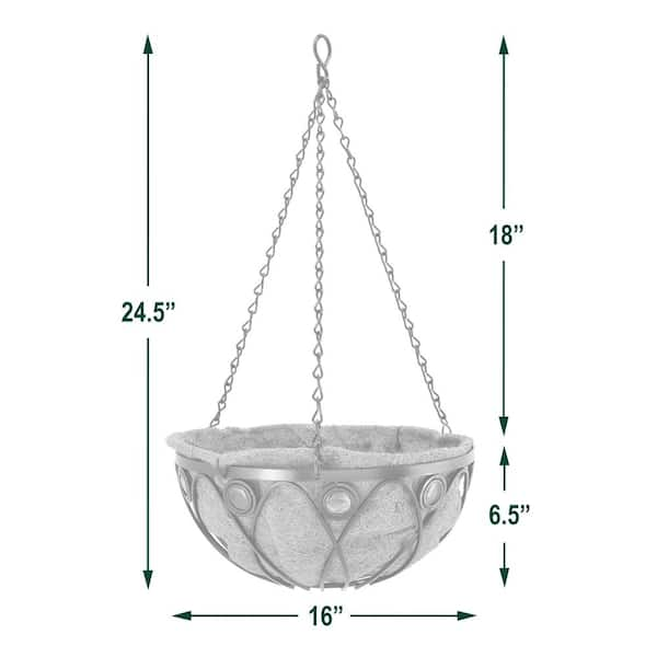 Enchanted Garden™ Extender White Steel Hanging Basket S Hook - 2 Pack at  Menards®