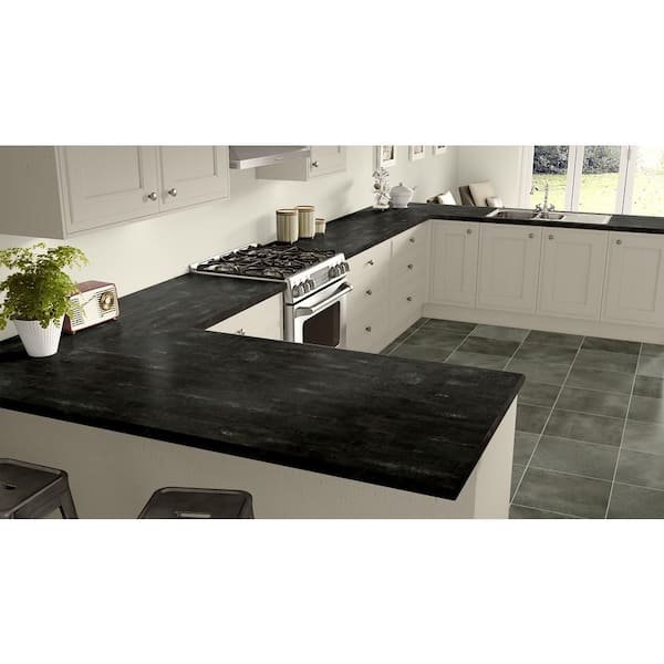 4 ft. x 8 ft. Laminate Sheet in Forged Steel with Matte Finish