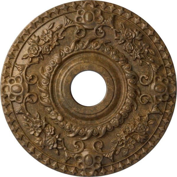 Ekena Millwork 1-1/2 in. x 18 in. x 18 in. Polyurethane Rose Ceiling Medallion Moulding