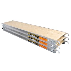 7 ft. x 19 in. Aluminum Scaffold Platform with Plywood Deck (3-Pack)