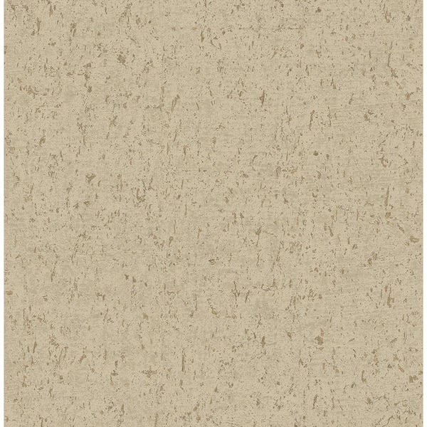 A-Street Prints Guri Beige Faux Concrete Paper Strippable Wallpaper (Covers 56.4 sq. ft.)