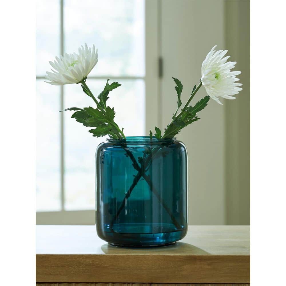 Inisland 8 in. Green Glass Cylinder Decorative Vase price history on PriceWatchPro
