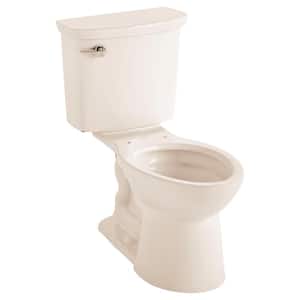 Vormax Tall Height 2-Piece 1.28 GPF Single Flush Elongated Toilet in Linen, Seat Not Included