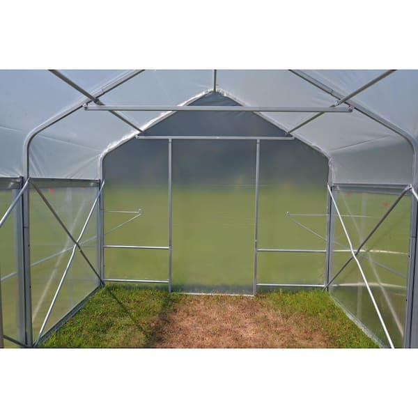Silver Poly-Tex SG5012 10' x 12' Greenhouse Silver Poly-Tex SG5012 10' x 12' Greenhouse