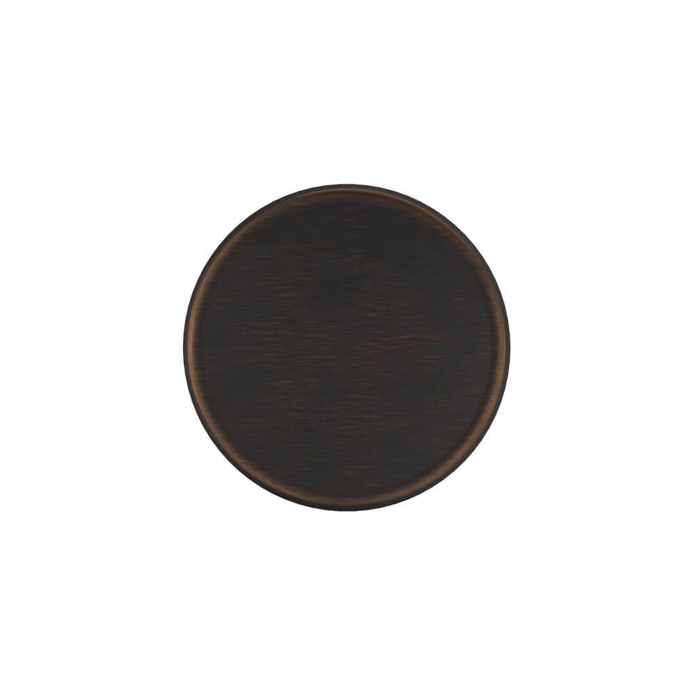 Oil Rubbed Bronze Round Cabinet Knob with Mounting Hardware