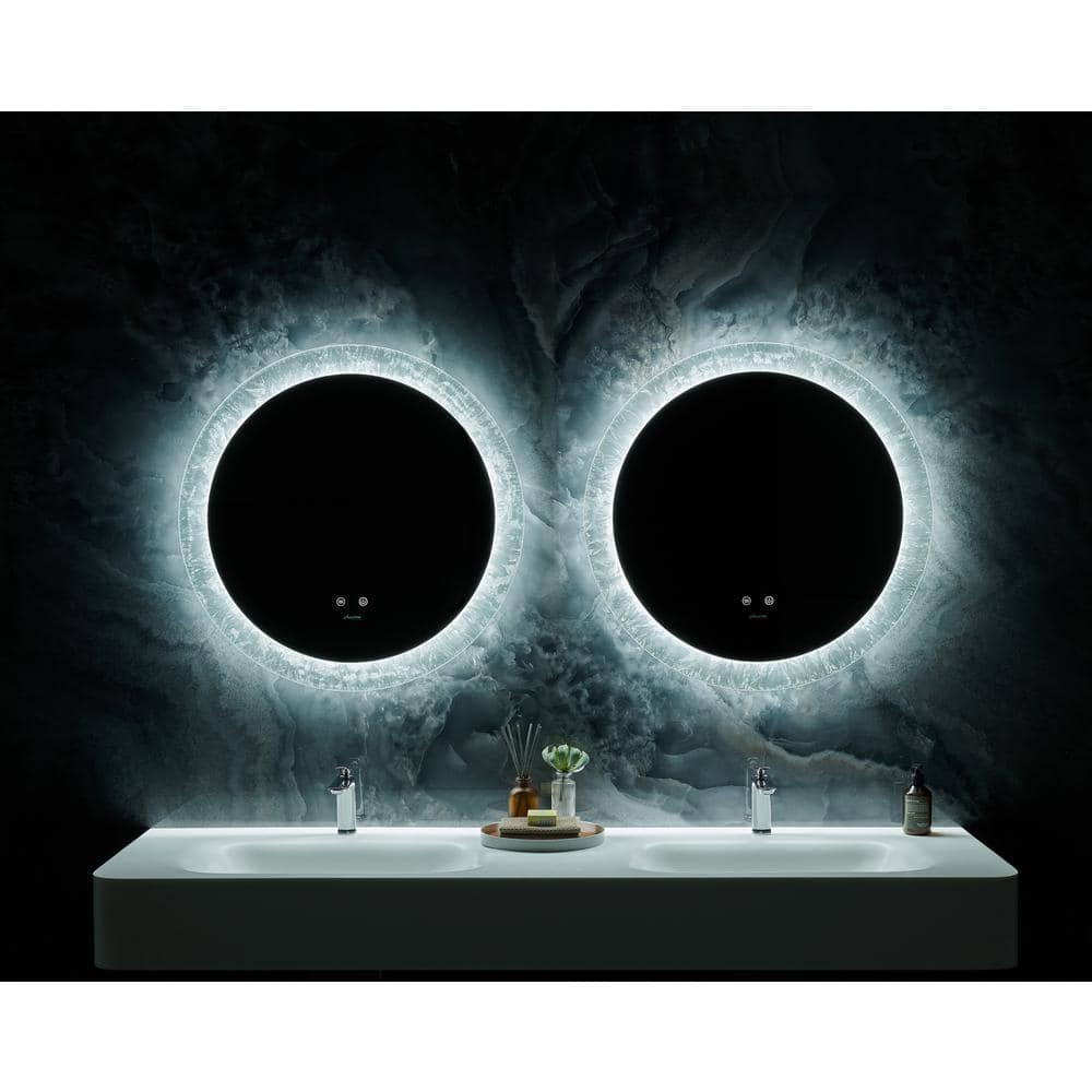 Frysta Round LED Wall Mirror