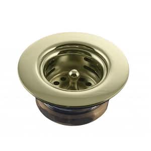 2-1/4 in. Midget Duo Post Style Bar Strainer in Polished Brass