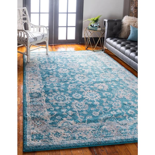 Penrose Krystle Turquoise 2 ft. 2 in. x 3 ft. Area Rug