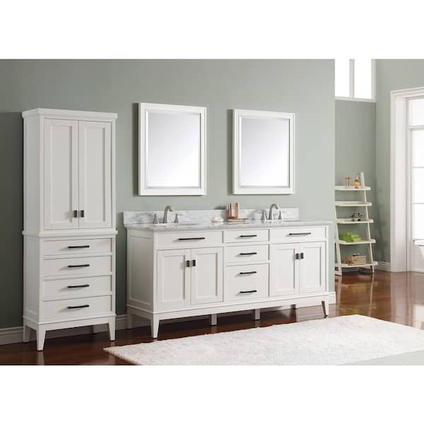 Avanity Madison 72-in White Bathroom Vanity Cabinet Avanity Madison 72-in White Bathroom Vanity Cabinet