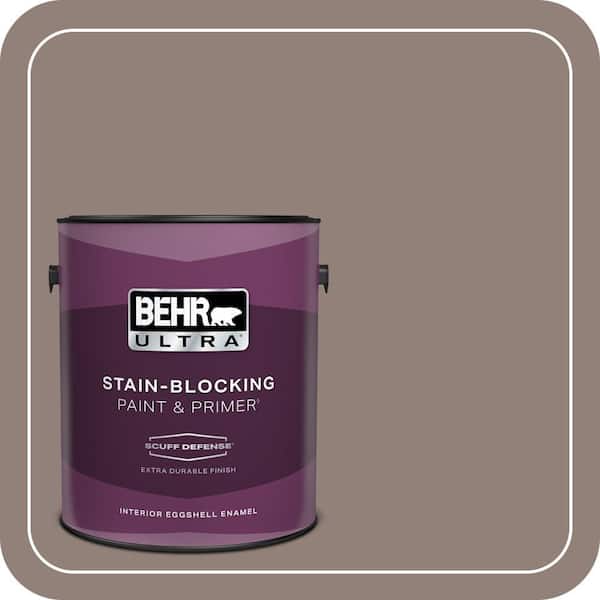 BEHR ULTRA 1 gal. #BNC-22 Chocolate Chiffon Extra Durable Eggshell Enamel Interior Paint & Primer
