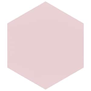 Textile Basic Hex Rose 8-5/8 in. x 9-7/8 in. Porcelain Floor and Wall Tile (11.5 sq. ft./Case)