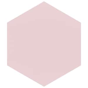 Textile Basic Hex Rose 8-5/8 in. x 9-7/8 in. Porcelain Floor and Wall Tile (11.5 sq. ft./Case)