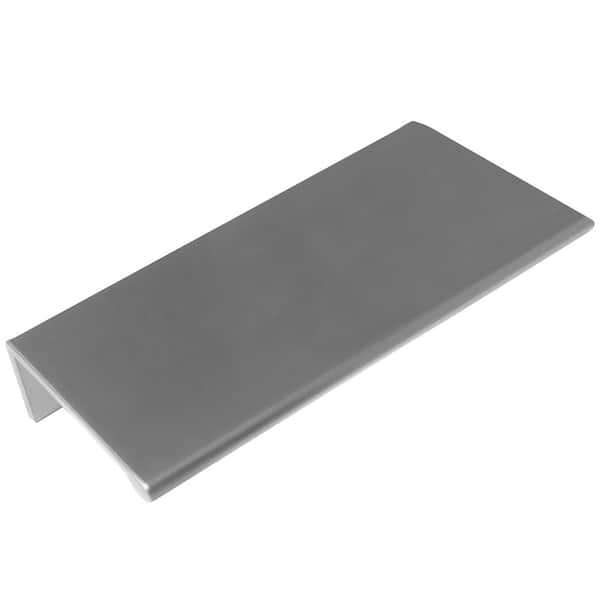 4 in. Edge Drawer Pull-Satin Nickel