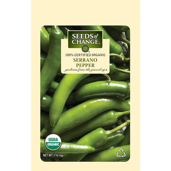 Organic Serrano Pepper Seeds
